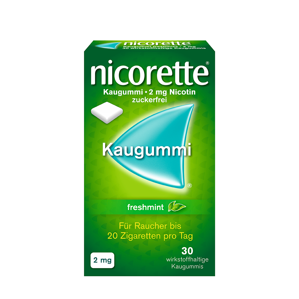 Nicorette Kaugummi 2 mg freshmint (30 Stk)