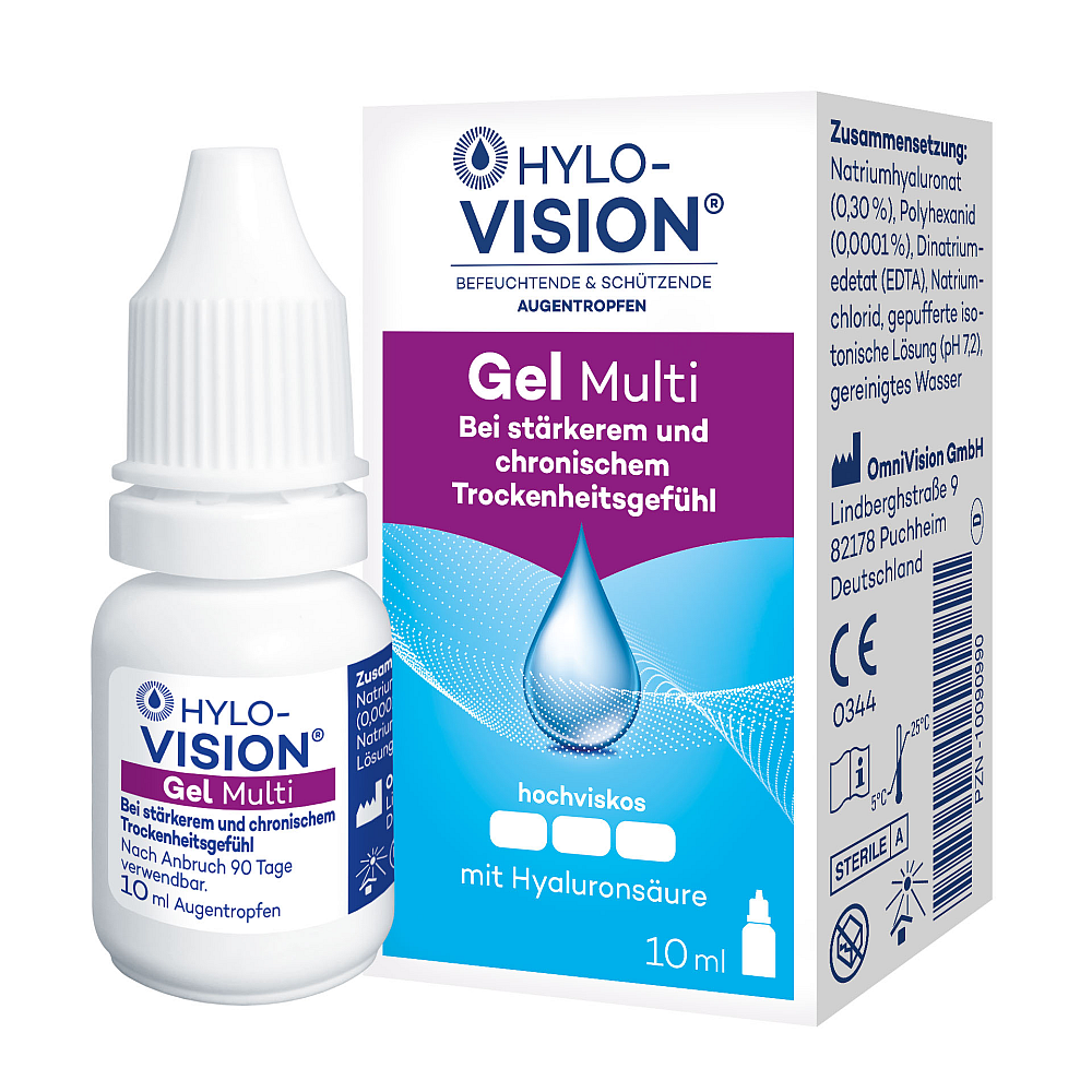 HYLO-VISION Gel Multi Augentropfen (10 ml)