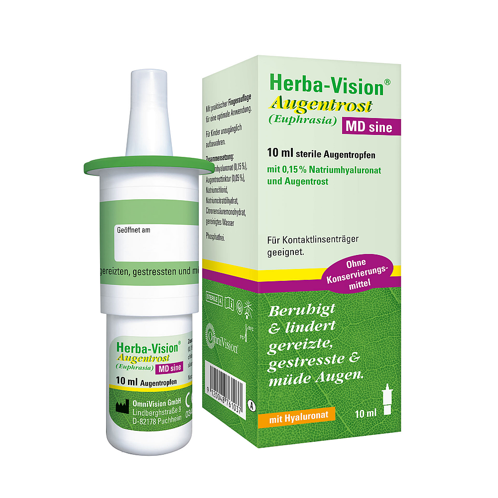 Herba-Vision Augentrost Md Sine Augentropfen (10 ml)