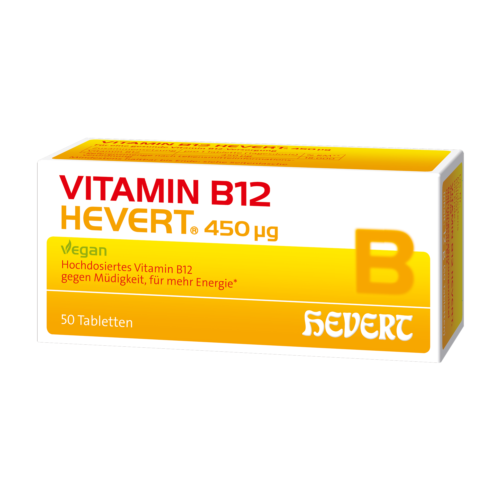 Vitamin B12 Hevert 450 µg Tabletten