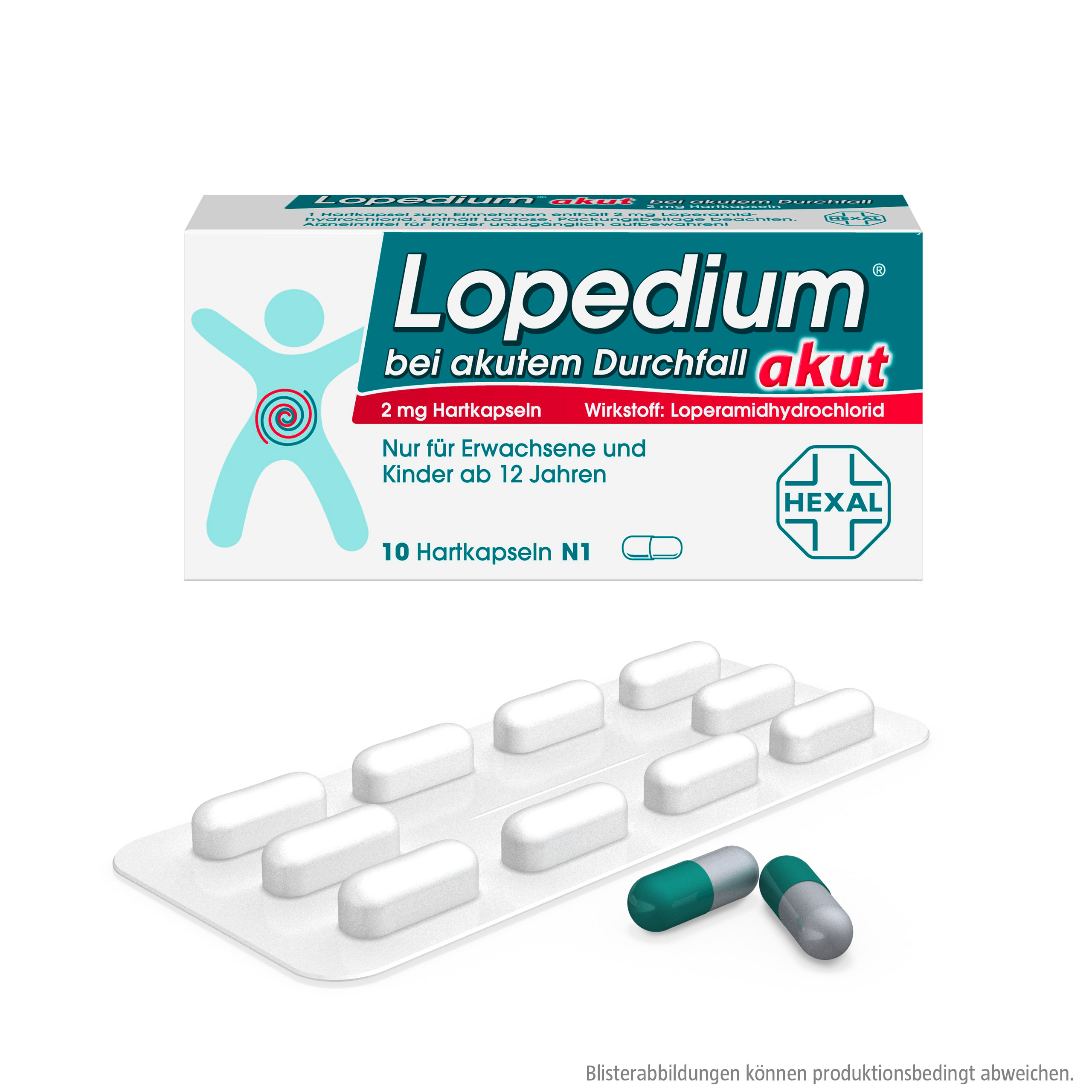 Lopedium akut bei akutem Durchfall Hartkapseln (10 Stk)
