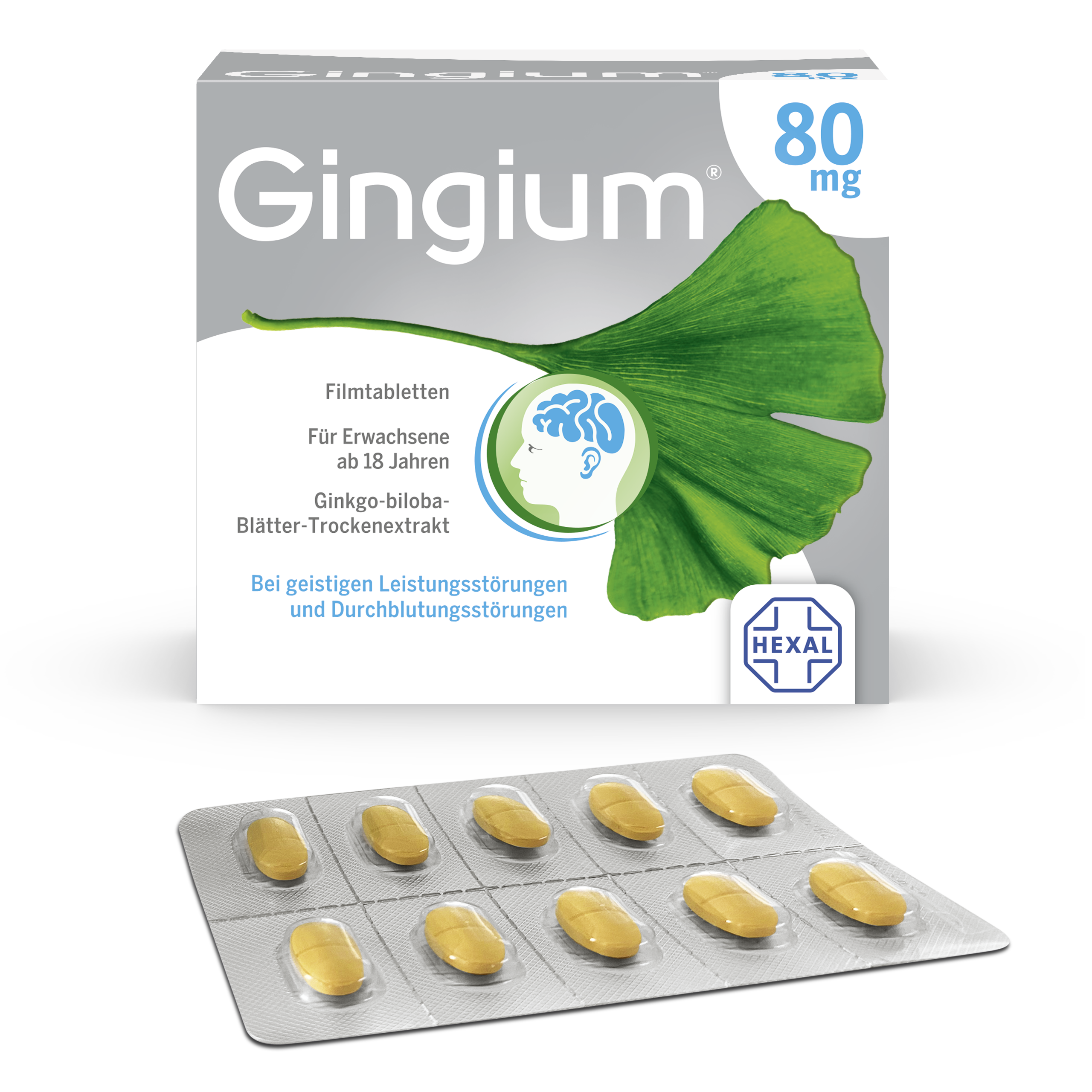 Gingium 80 mg Filmtabletten (120 Stk)