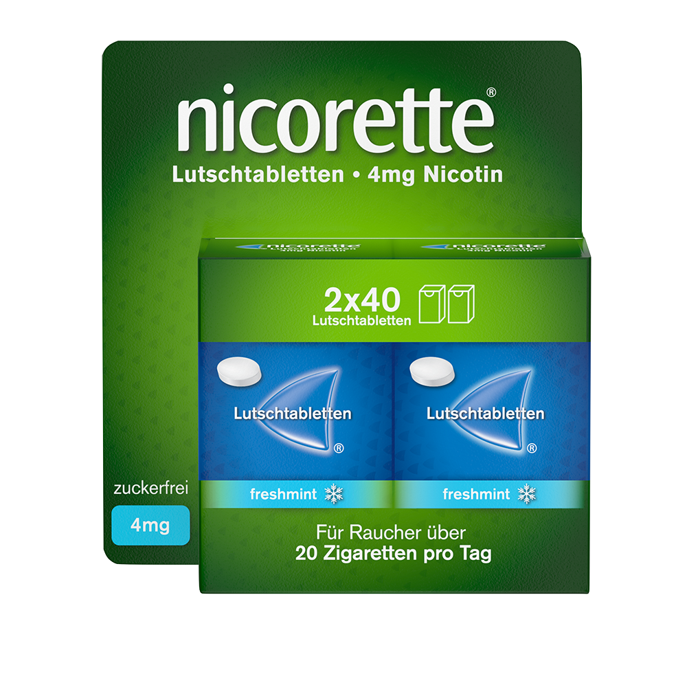 Nicorette Lutschtablette 4 mg (80 Stk)