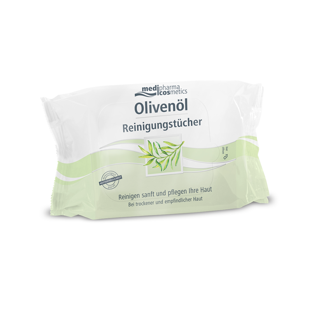 Olivenöl Reinigungstücher (25 St)