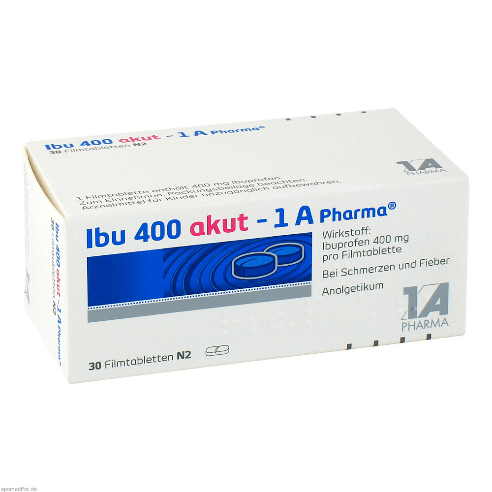 Ibu 400 akut-1A Pharma (30 stk)