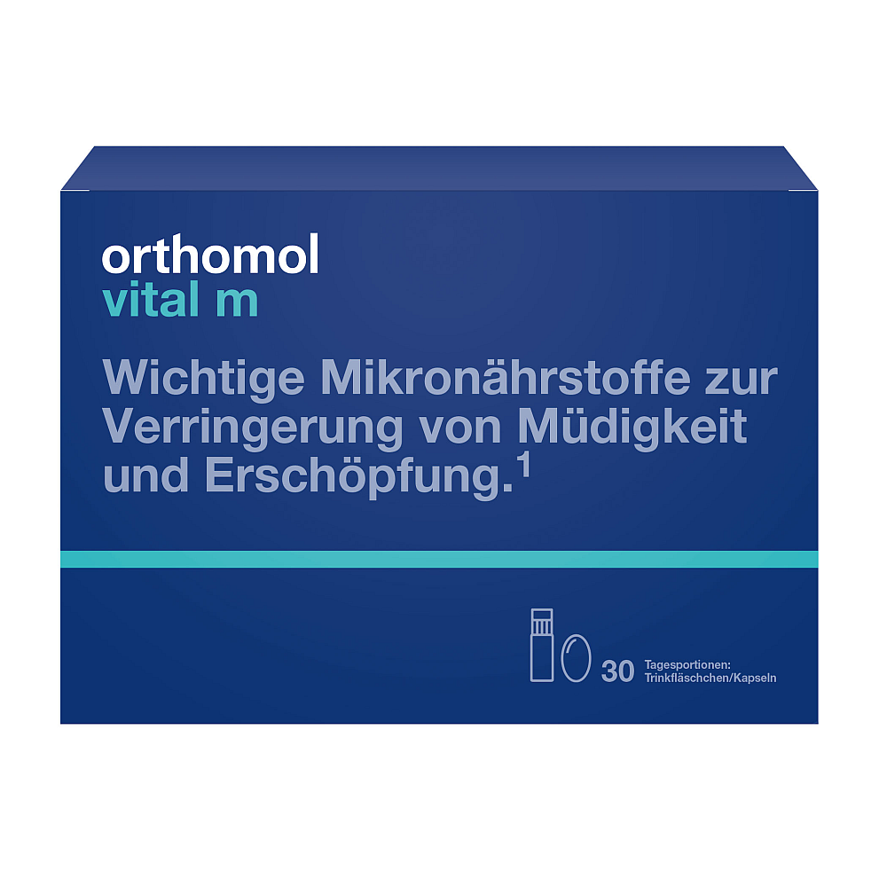 Orthomol Vital m Trinkfläschchen/Kapsel (30 Stk)