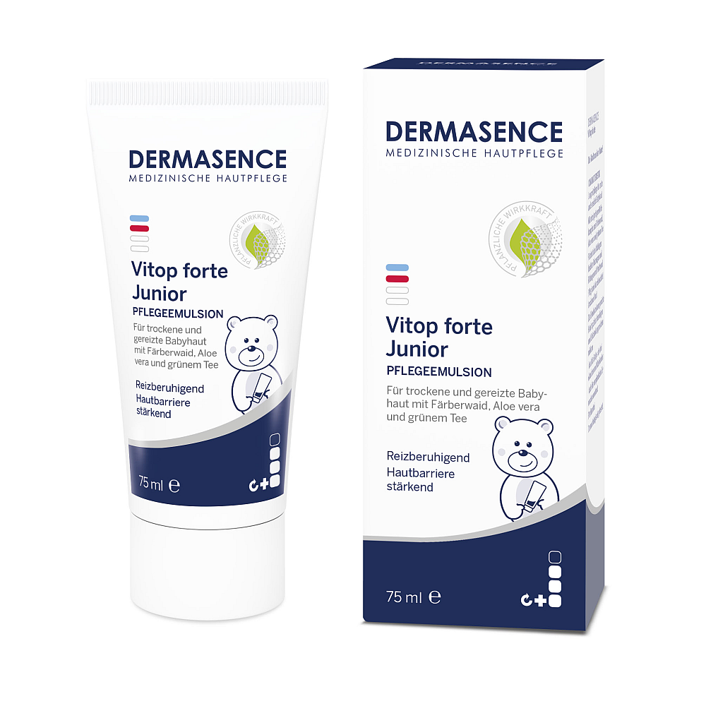 Dermasence Vitop forte Junior Pflegeemulsion (75 ml)