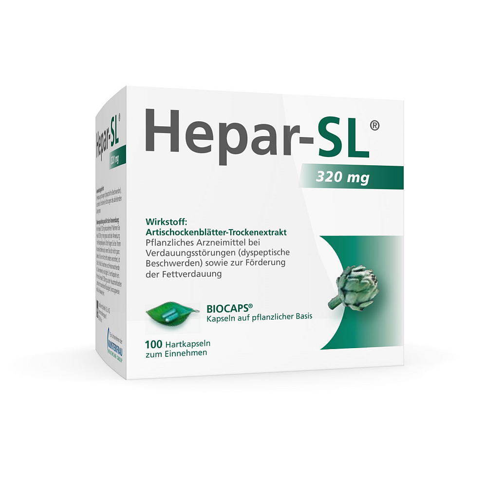 Hepar SL 320 mg Hartkapseln (100 Stk)
