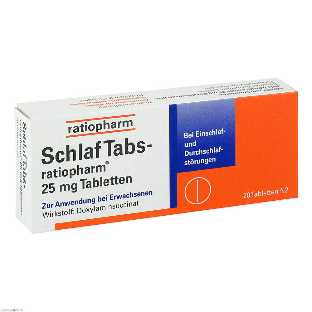 SCHLAF TABS-ratiopharm 25 mg Tabletten