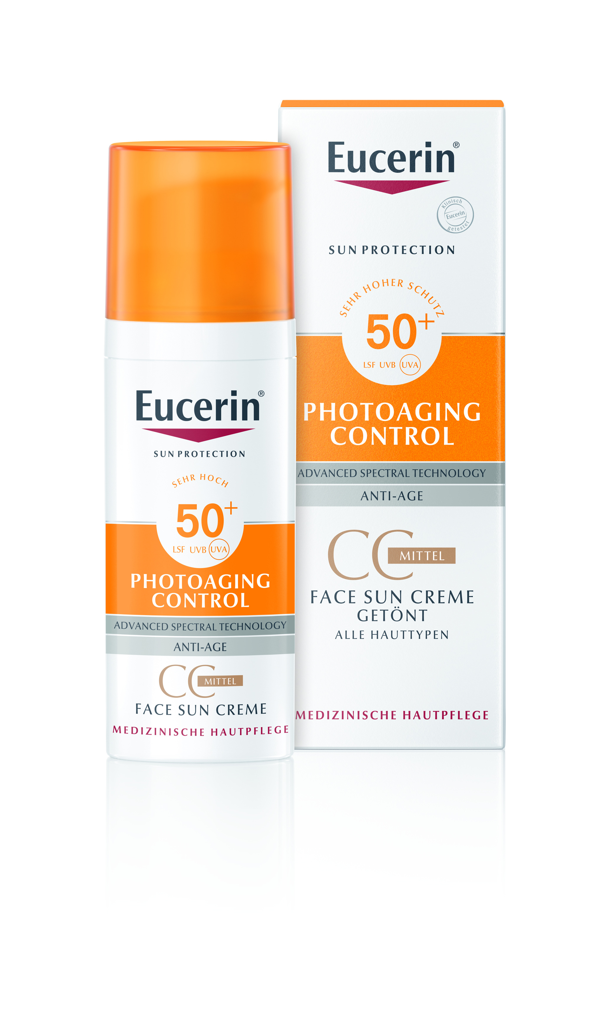 Eucerin Sun Photoaging Control Face CC Creme Mittel LSF 50+ (50 ml)