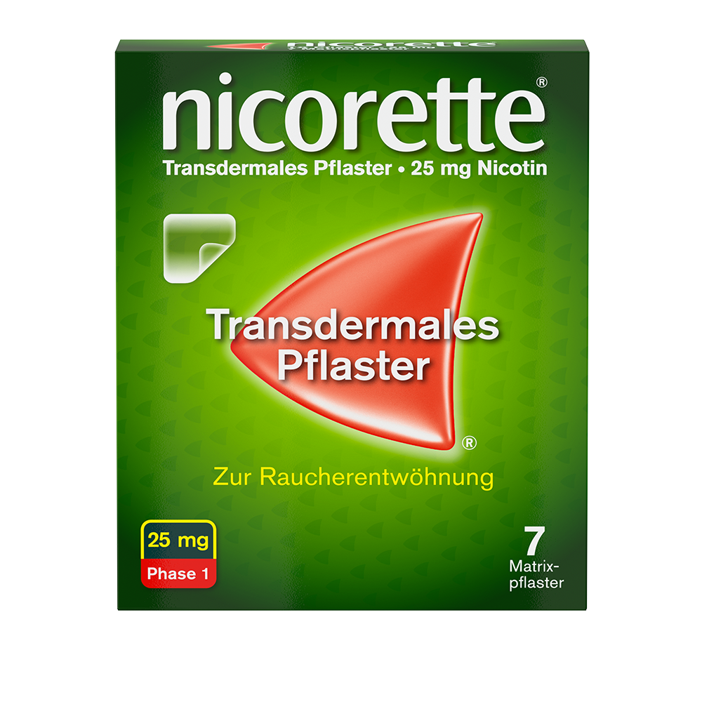 Nicorette TX Pflaster 25 mg (7 Stk)
