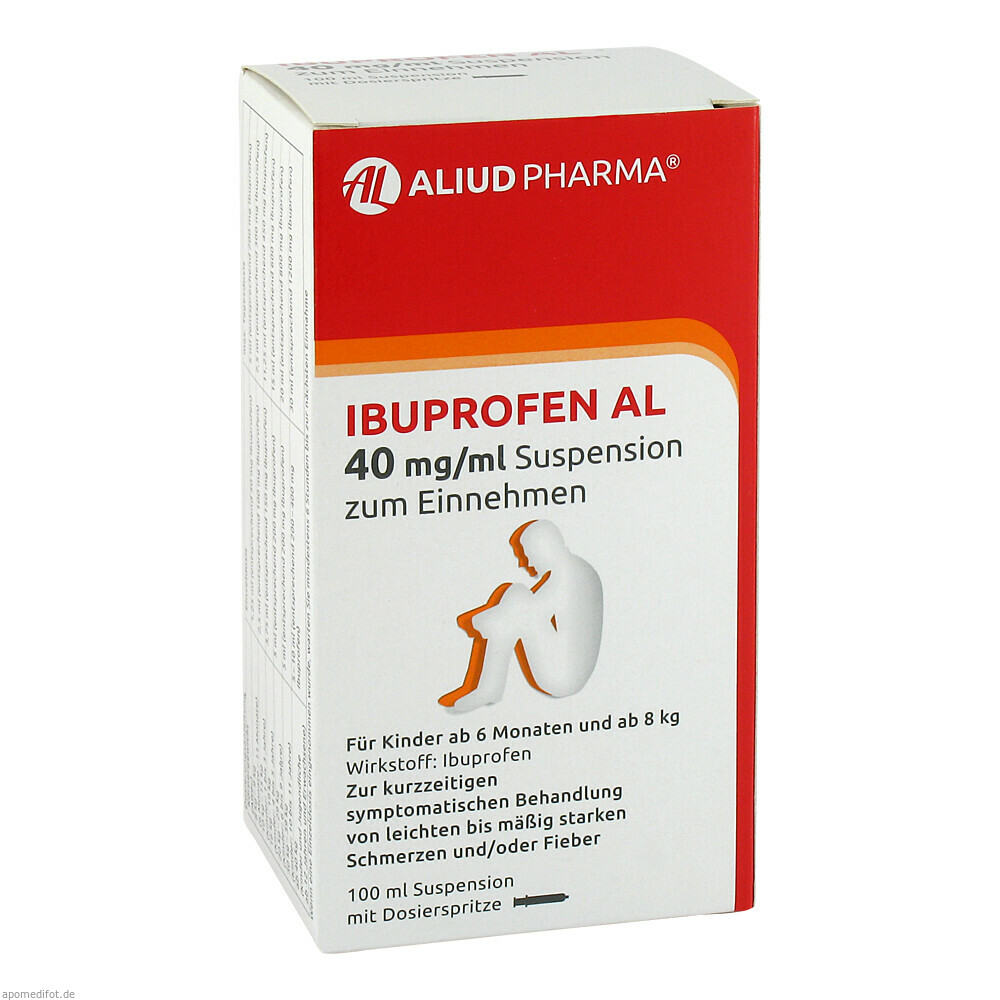 Ibuprofen AL 40mg/ml Suspension zum Einnehmen (100 ml)