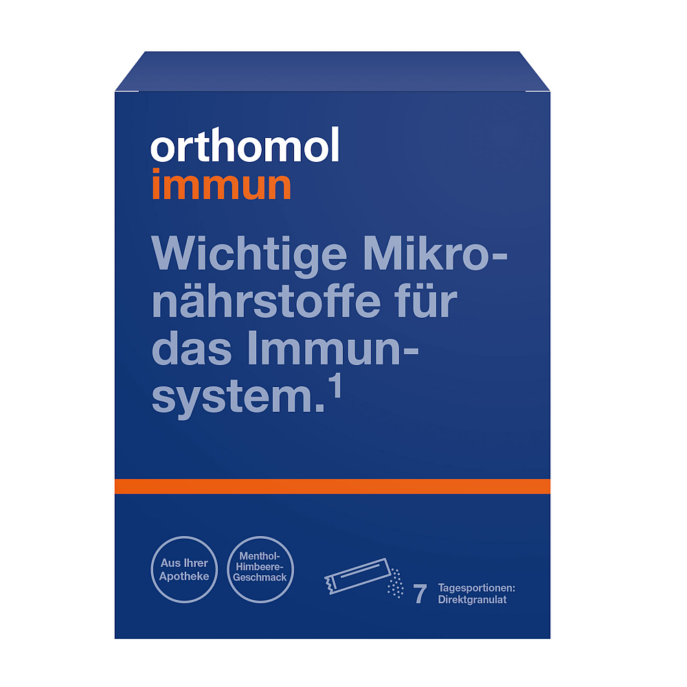 Orthomol Immun Direktgranulat Menthol-Himbeere (7 Stk)