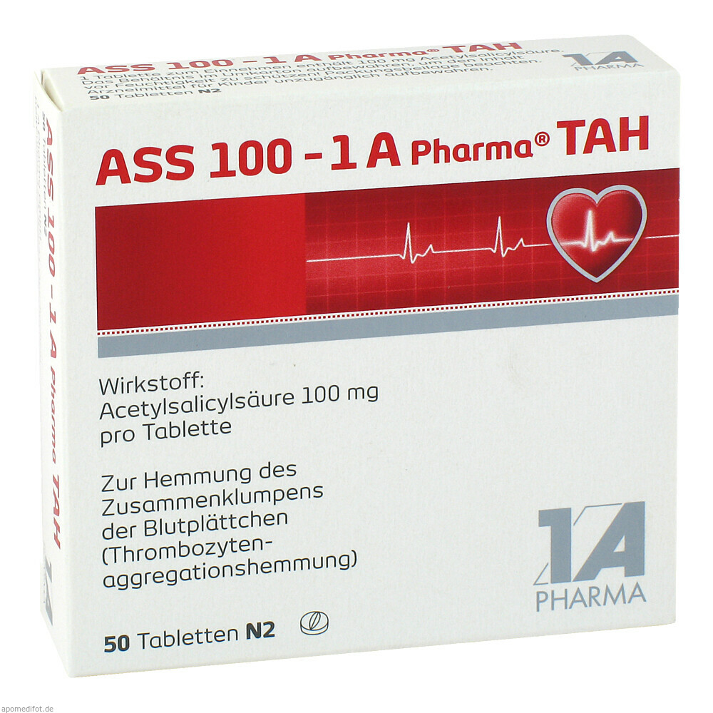 ASS 100-1A Pharma TAH (50 stk)