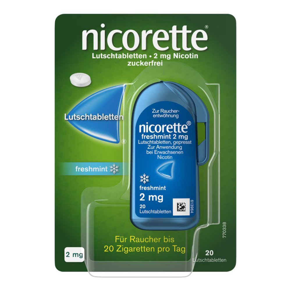 Nicorette Lutschtablette 2 mg (20 Stk)