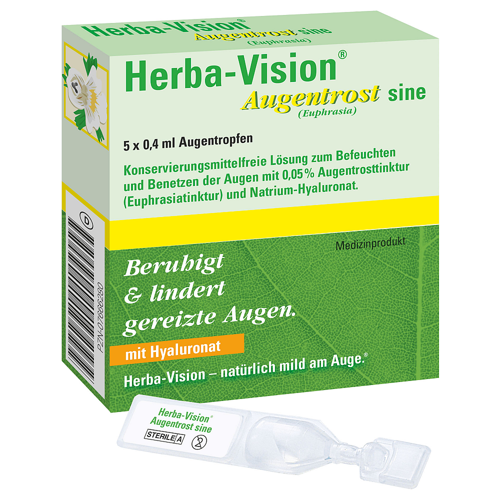 Herba-Vision Augentrost Sine Augentropfen (5x0,4 ml)
