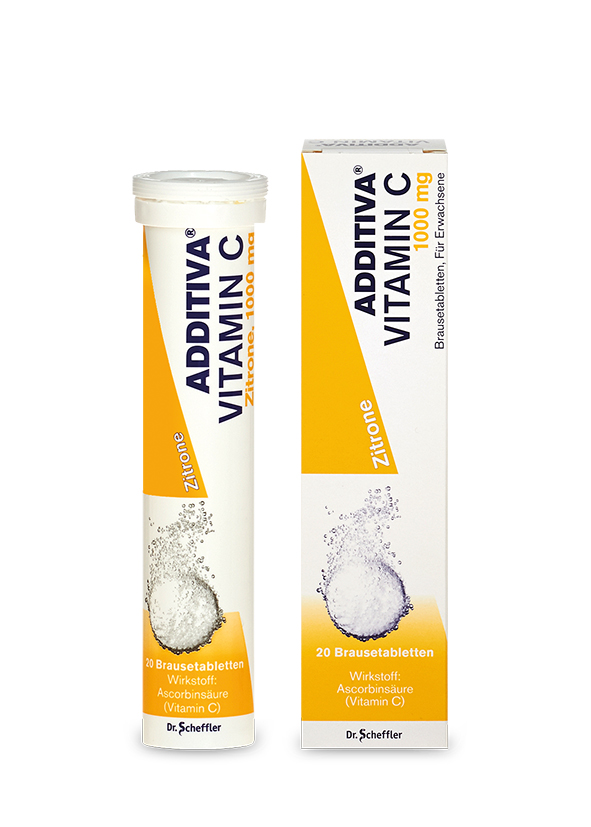 Additiva Vitamin C1 g Brausetabletten (20 Stk)