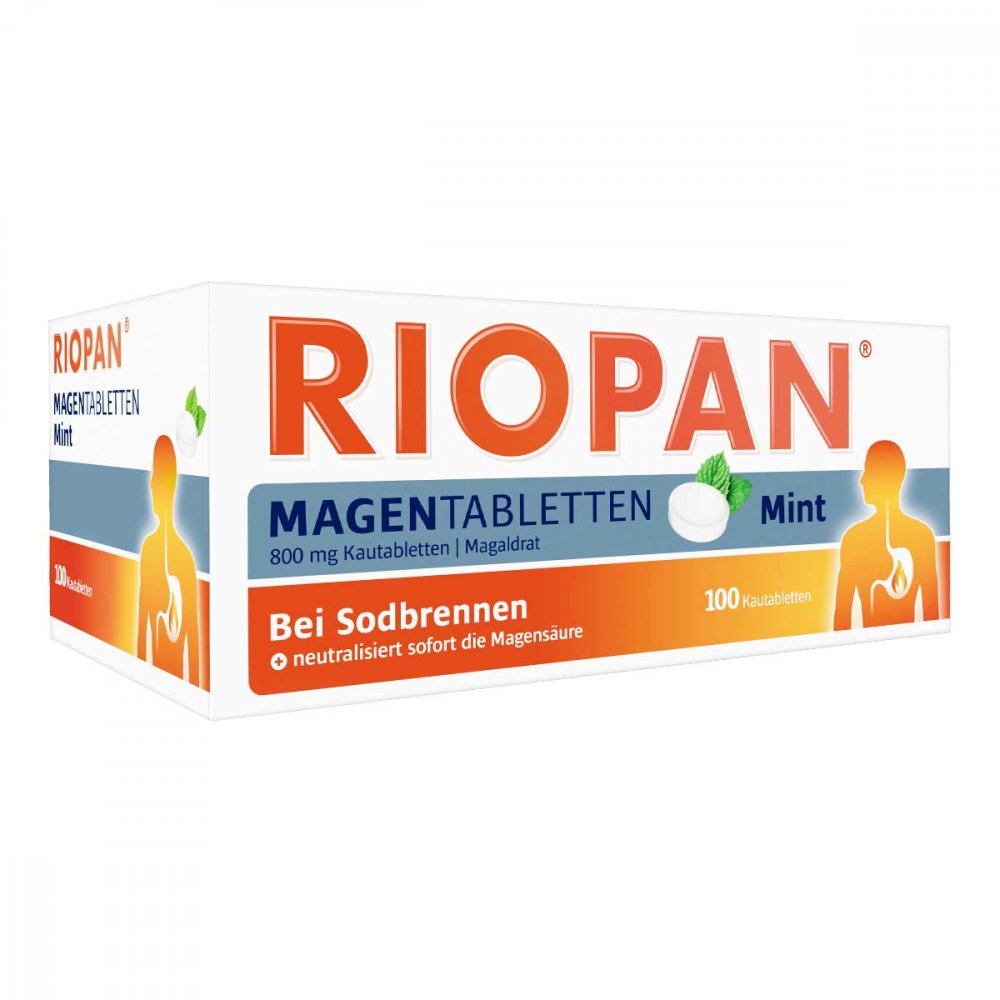 Riopan Magen Tabletten Mint (100 stk)