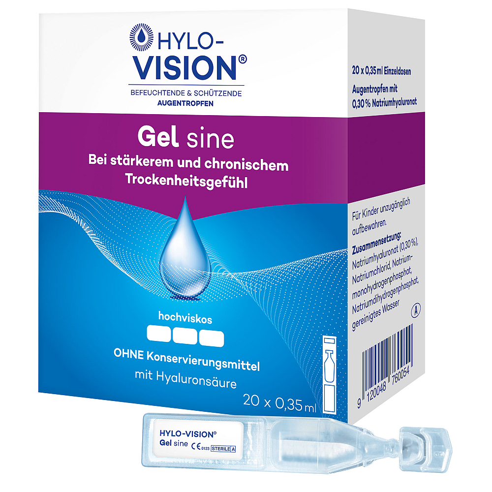 Hylo-Vision Gel Sine Einzeldosispipetten (20x0.35 ml)