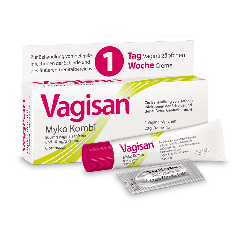 Vagisan Myko Kombi (1 Zäpfchen & 20 g Creme)