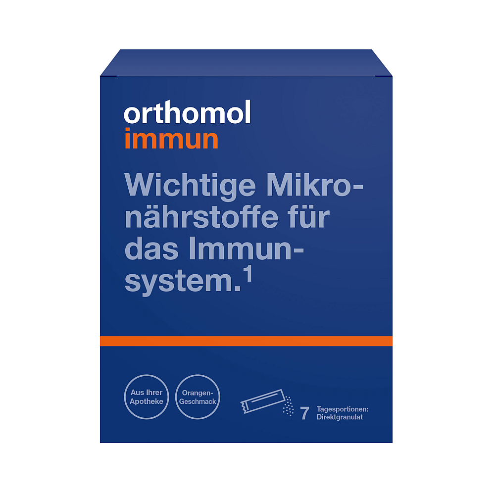 Orthomol Immun Direktgranulat Orange (7 Stk)