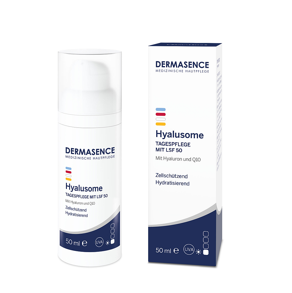 Dermasence Hyalusome Tagespflege mit LSF 50 (50 ml)