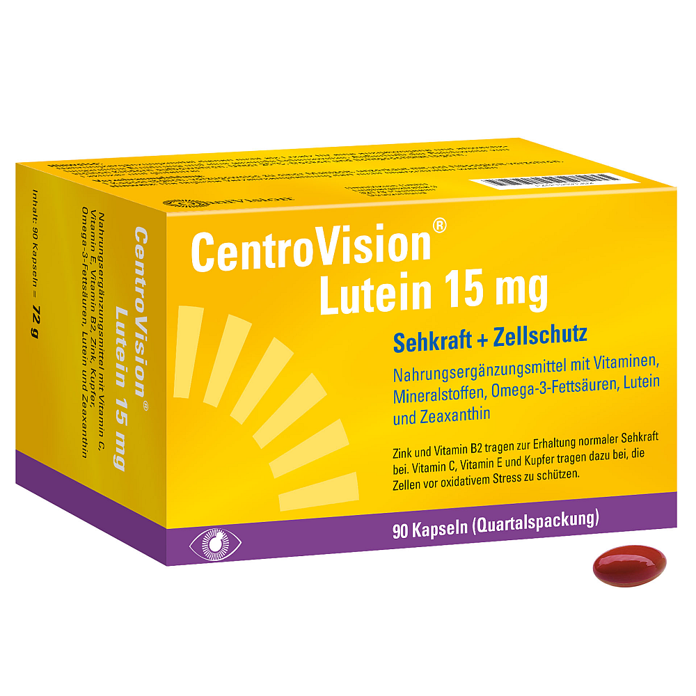 Centrovision Lutein 15 mg Kapseln (90 Stk)