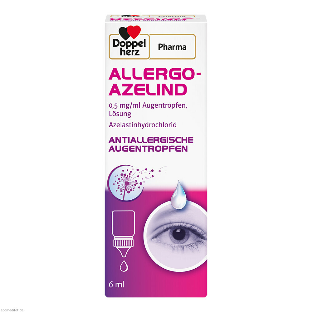ALLERGO-AZELIND DoppelherzPha. 0,5 mg/ml Augentr.