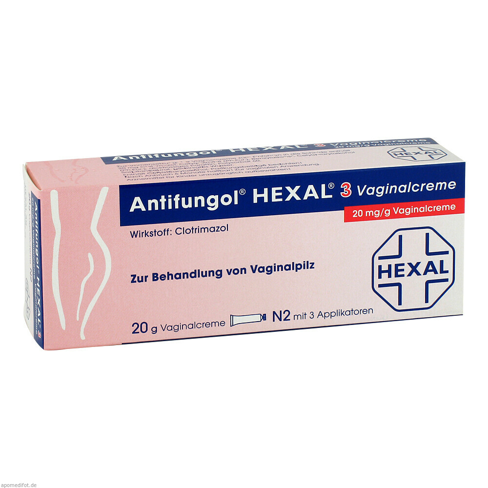 Antifungol HEXAL 3 Vaginalcreme 20 mg/g (20 g)