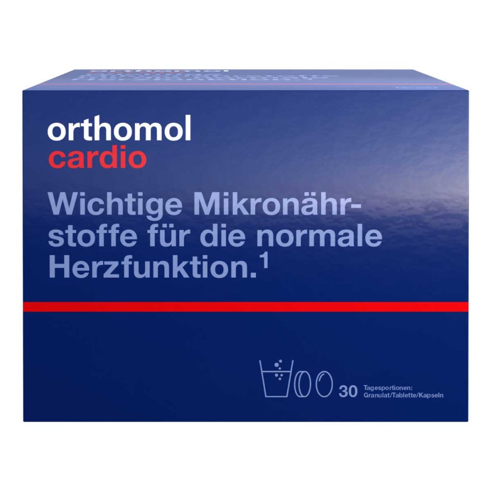 Orthomol Cardio Granulat/Tablette/Kapseln (30 Stk)
