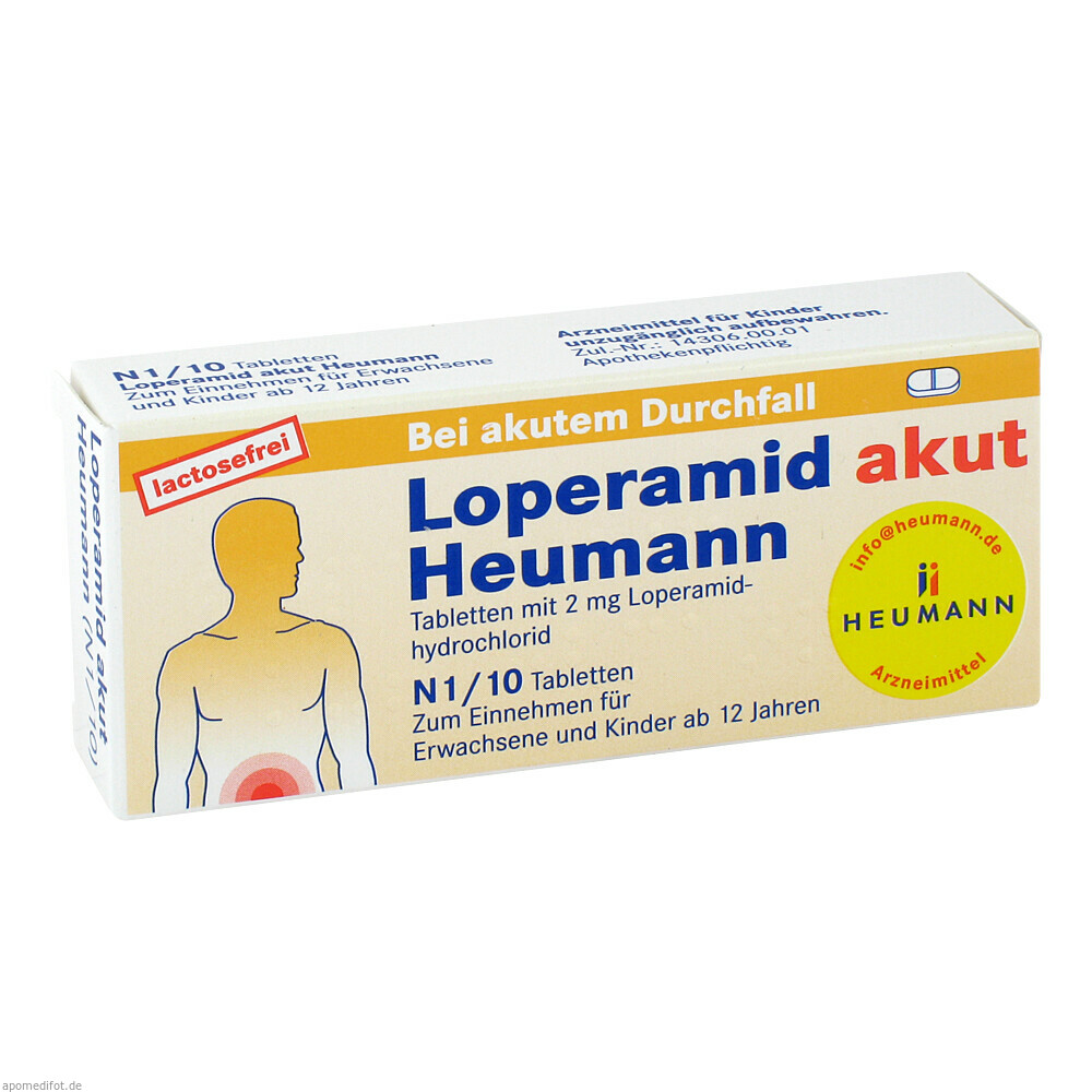LOPERAMID akut Heumann Tabletten