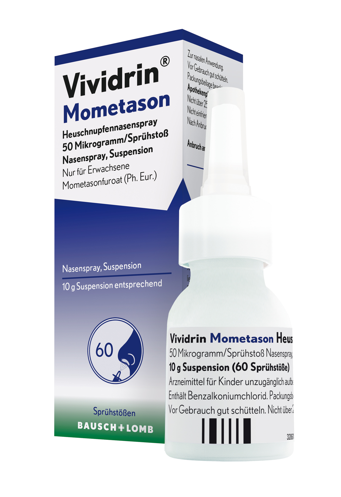 VIVIDRIN Mometason Heuschn.Nspr.50¼g/Sp. 60SprSt.