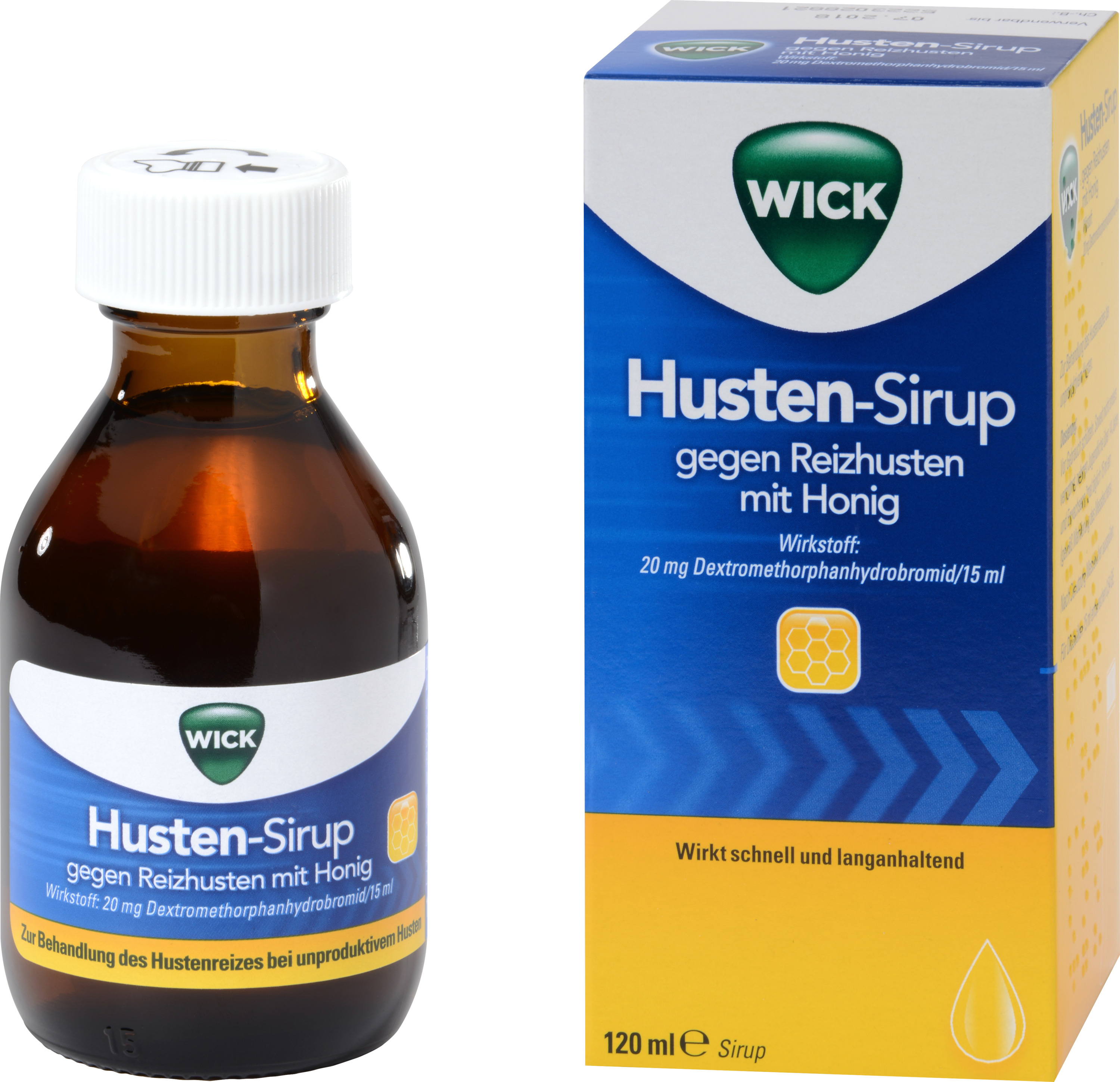 WICK Husten-Sirup mit Honig gegen trockenen Husten