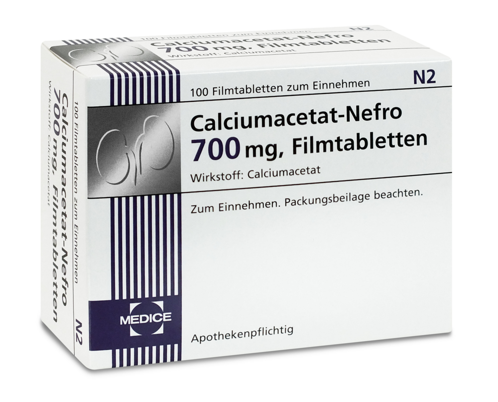 Calciumacetat-Nefro 700 mg (100 Stk)