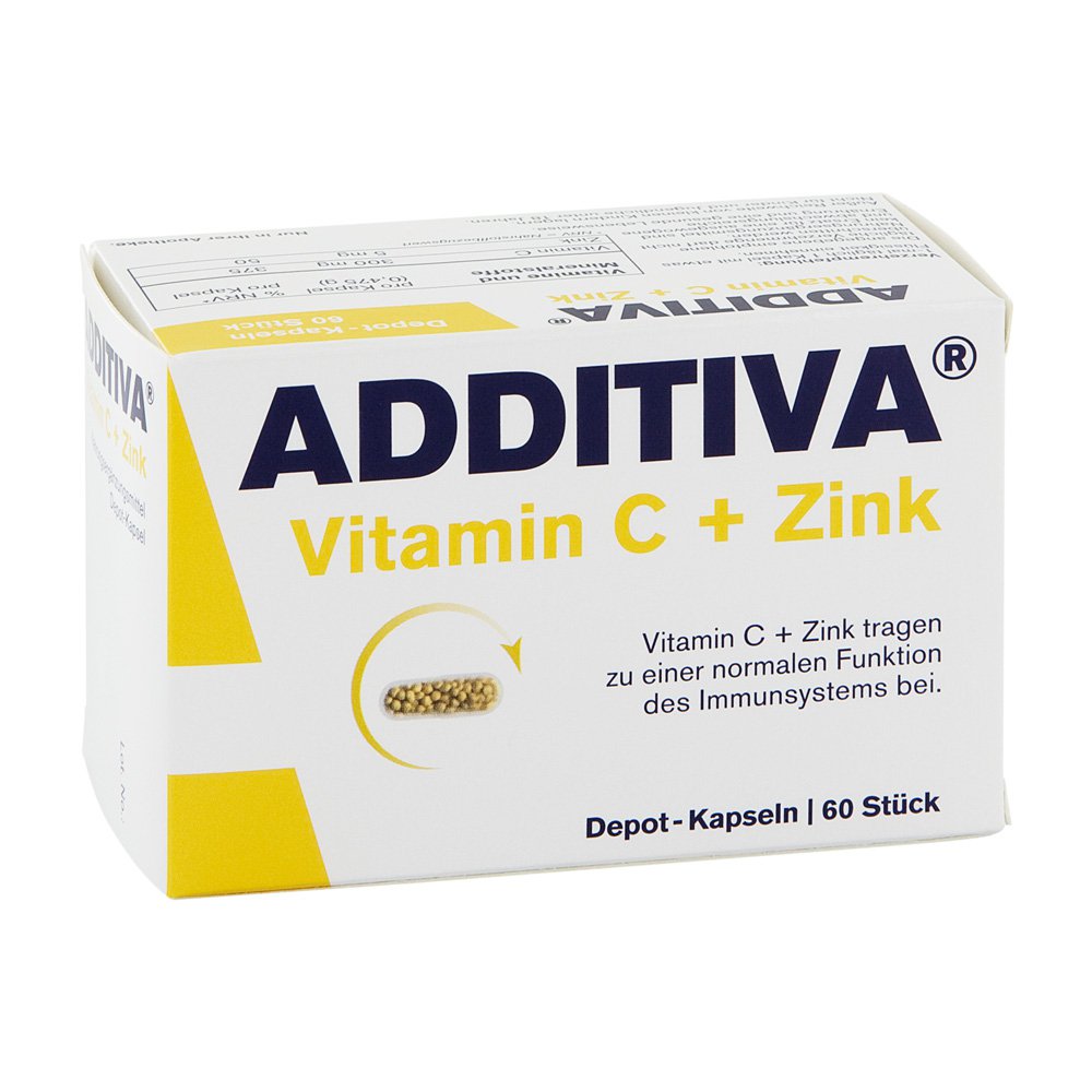 Additiva Vitamin C Depot 300 mg Kapseln (60 Stk)