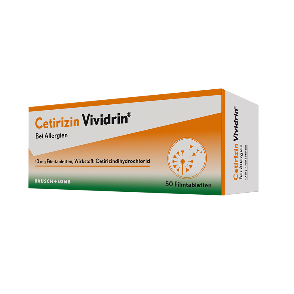 Cetirizin Vividrin 10 mg Filmtabletten (50 Stk)