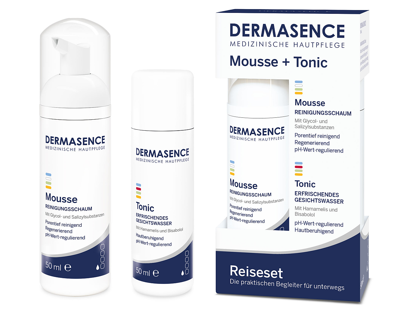 Dermasence Reiseset Mousse + Tonic (2x50 ml)