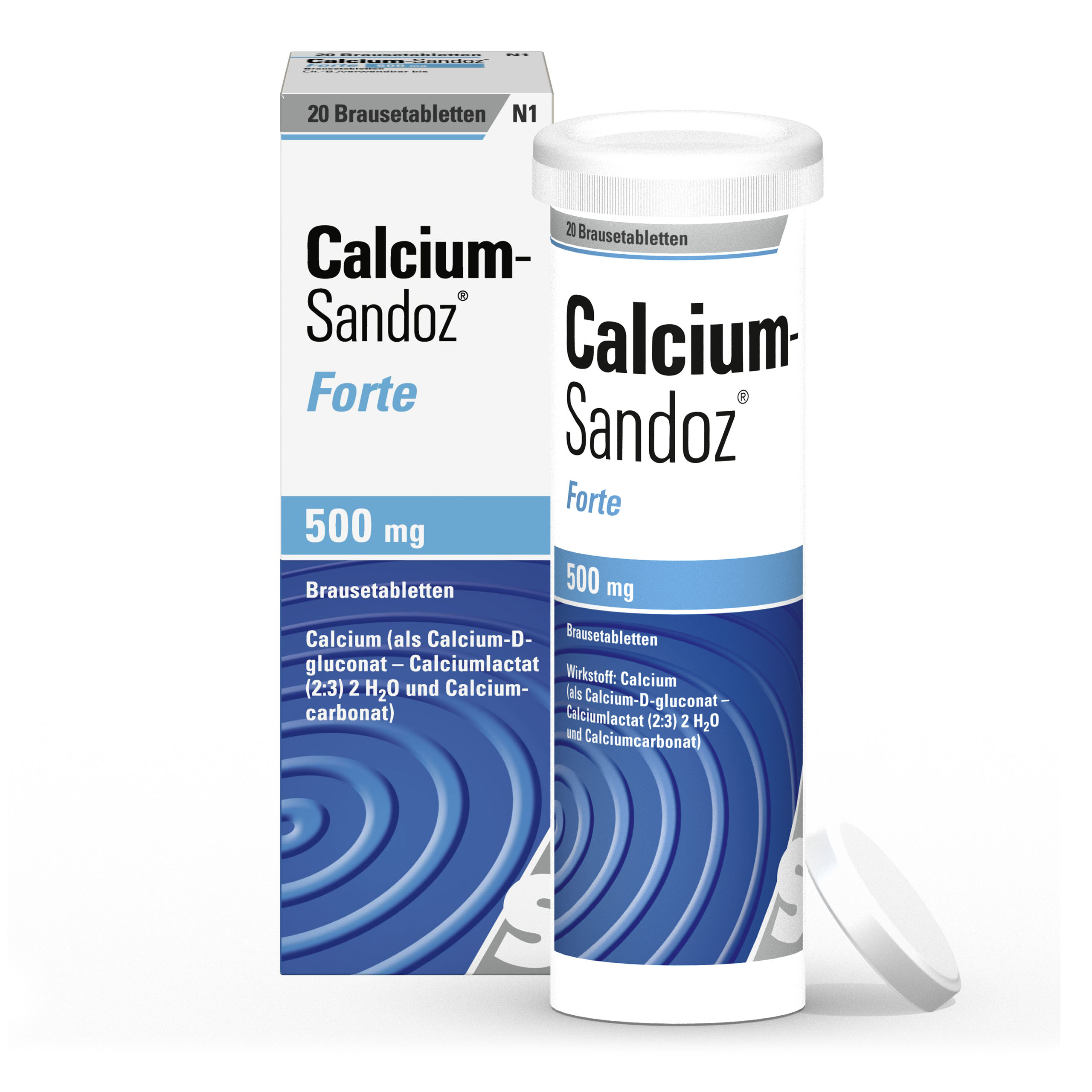 Calcium-Sandoz forte 500mg (20 Stk)