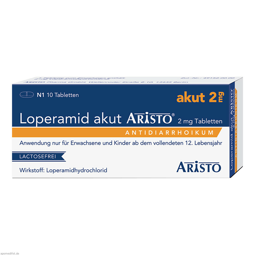 LOPERAMID akut Aristo 2 mg Tabletten