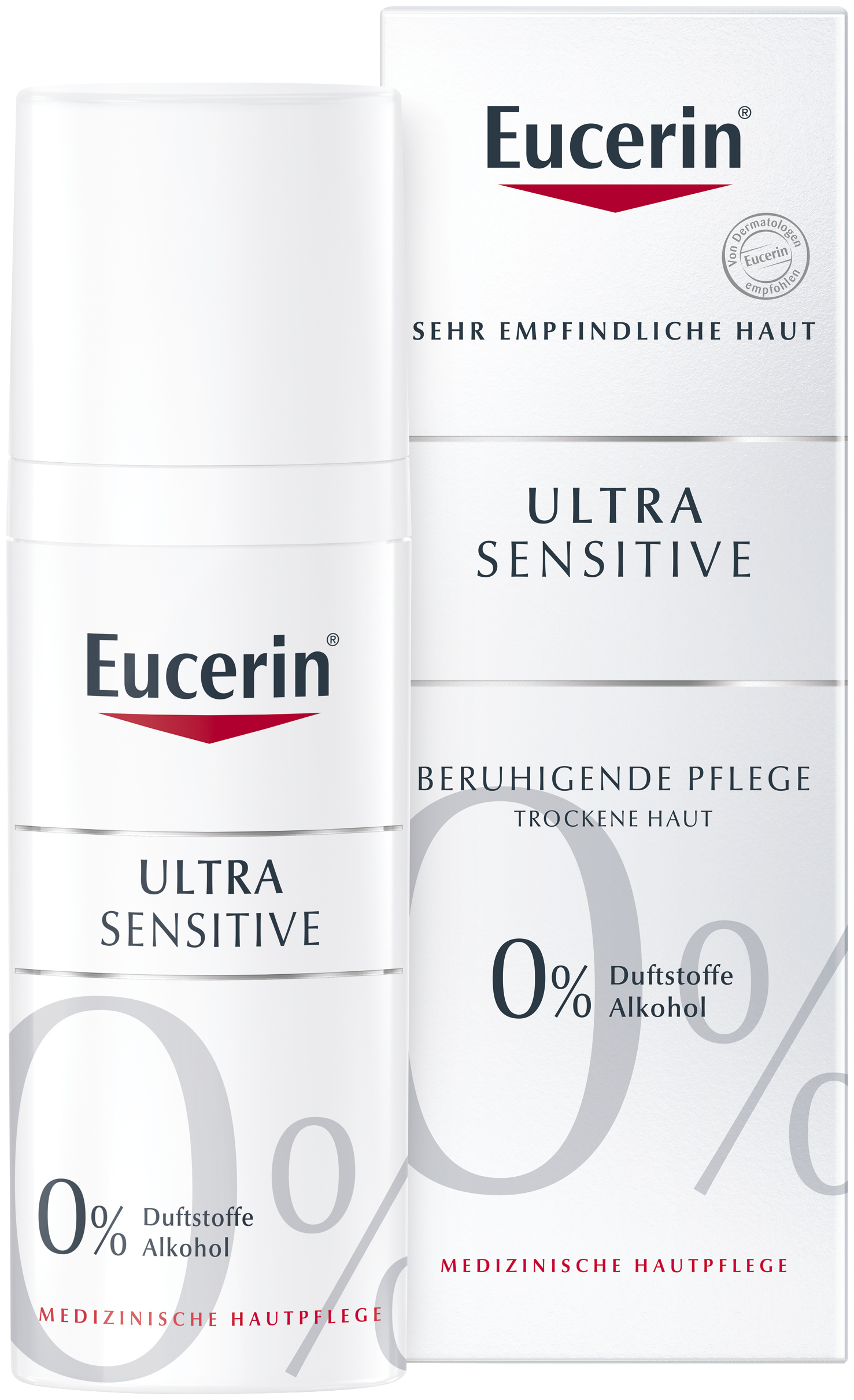Eucerin UltraSensitive Beruhigende Pflege für Trockene Haut (50 ml)