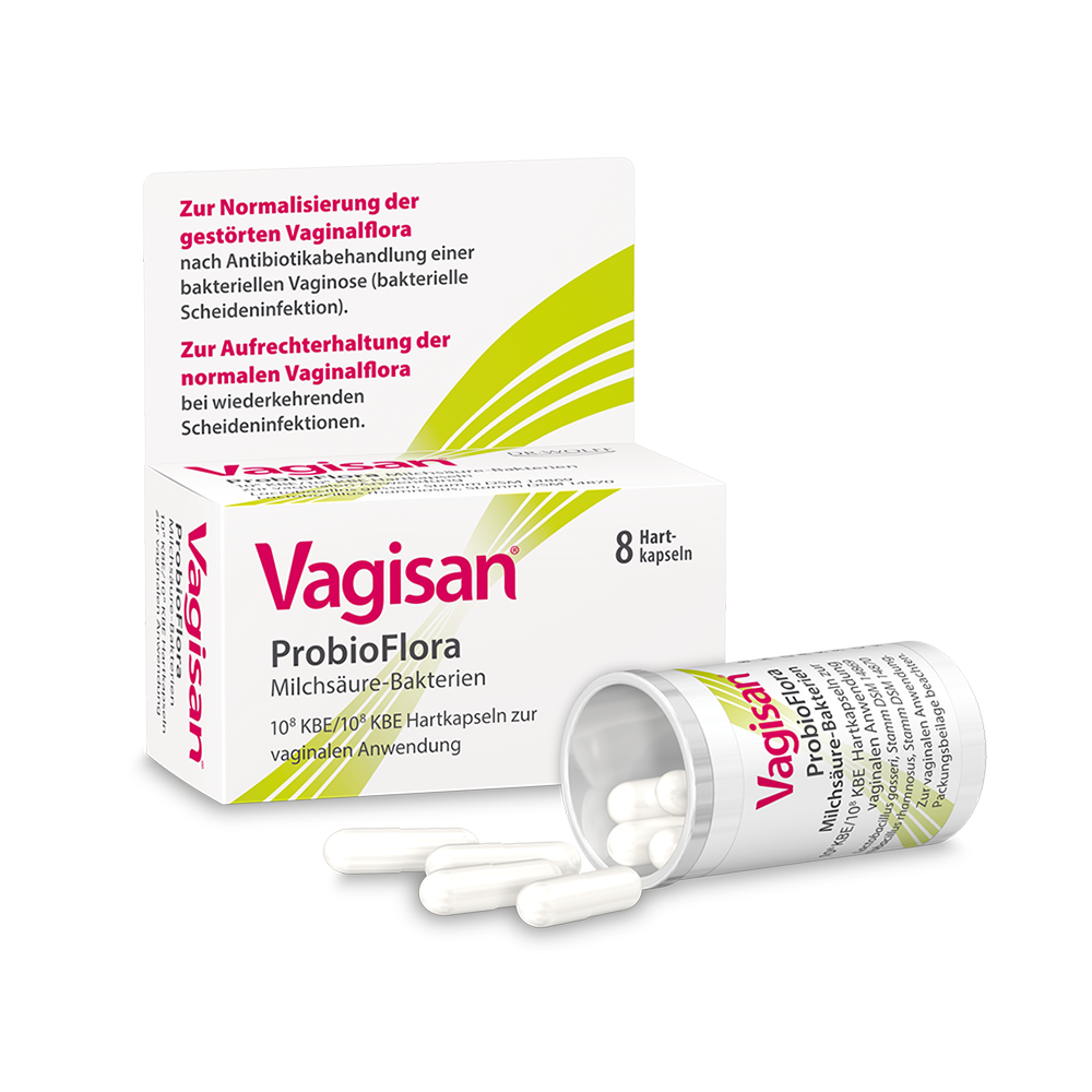 Vagisan ProbioFlora Milchsäure-Bakterien (8 Stk)