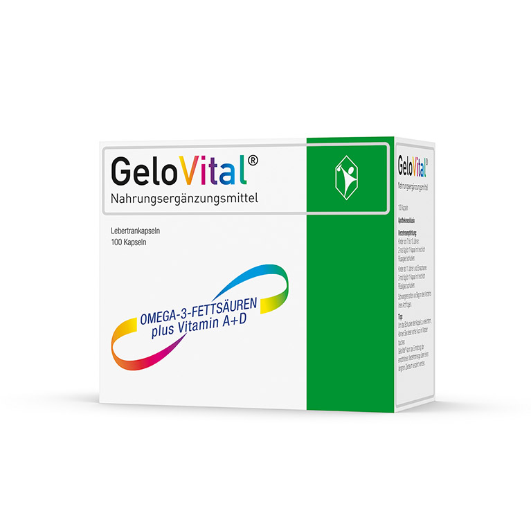 GeloVital Lebertrankapsel mit Vitamin A und Vitamin D (100 Stk)