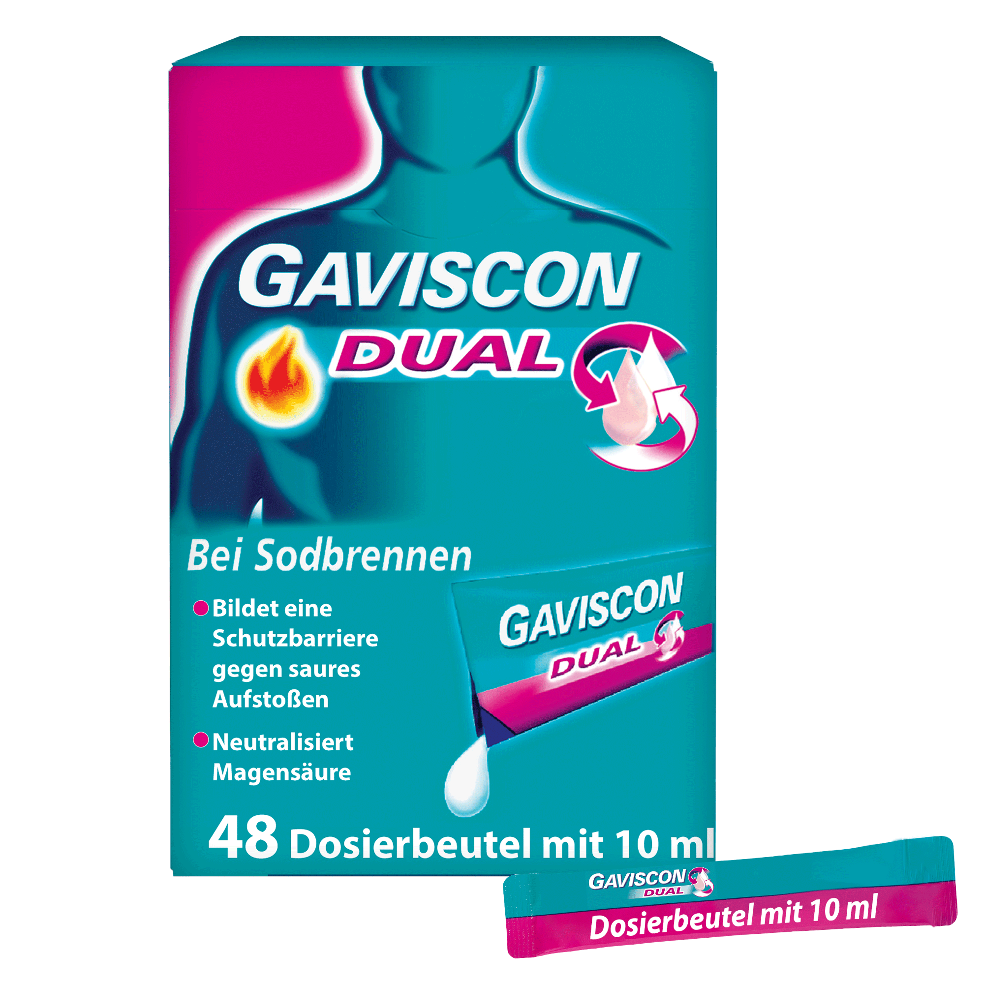 GAVISCON Dual 500mg/213mg/325mg Suspension