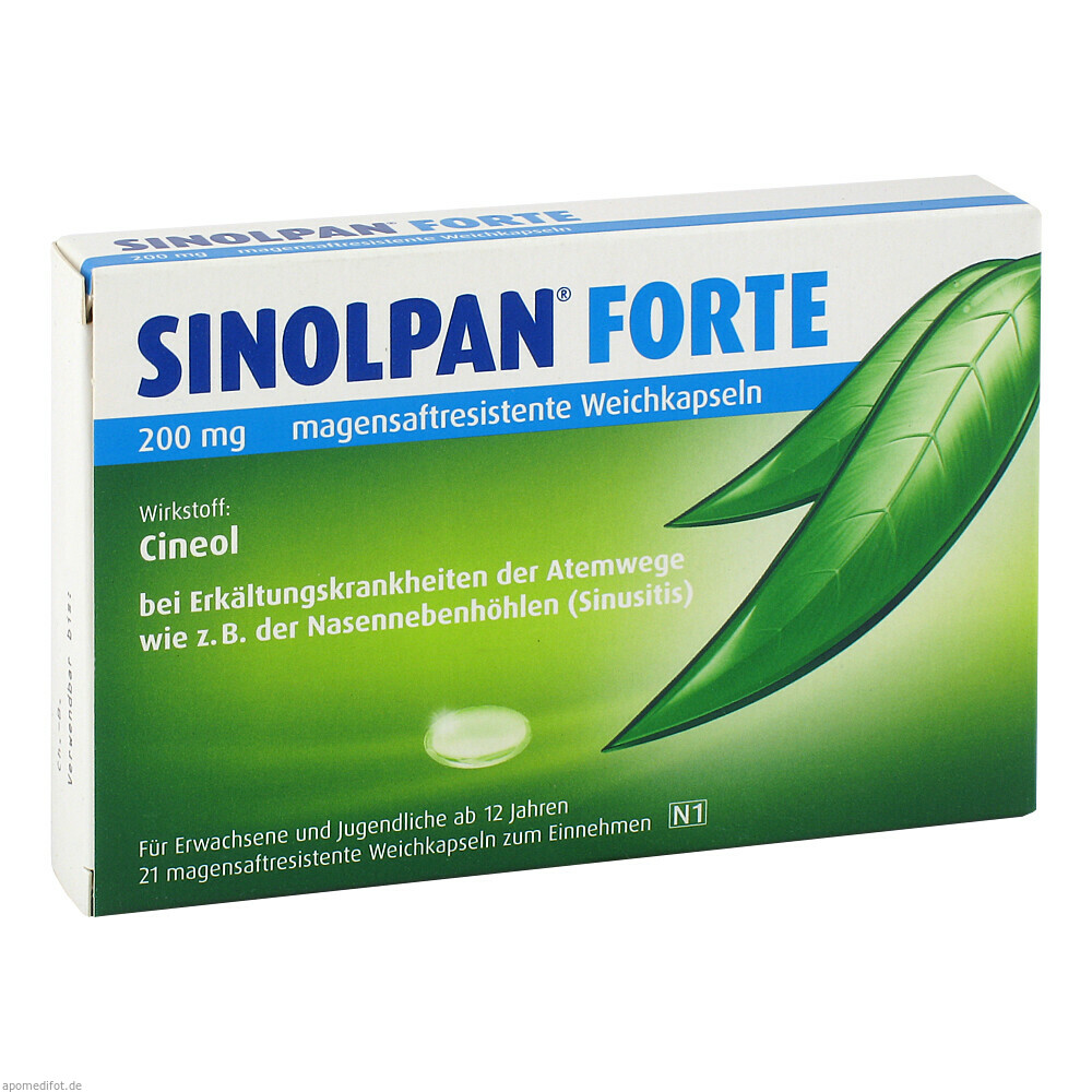 Sinolpan forte 200 mg magensaftresistent Weichkapseln (21 stk)