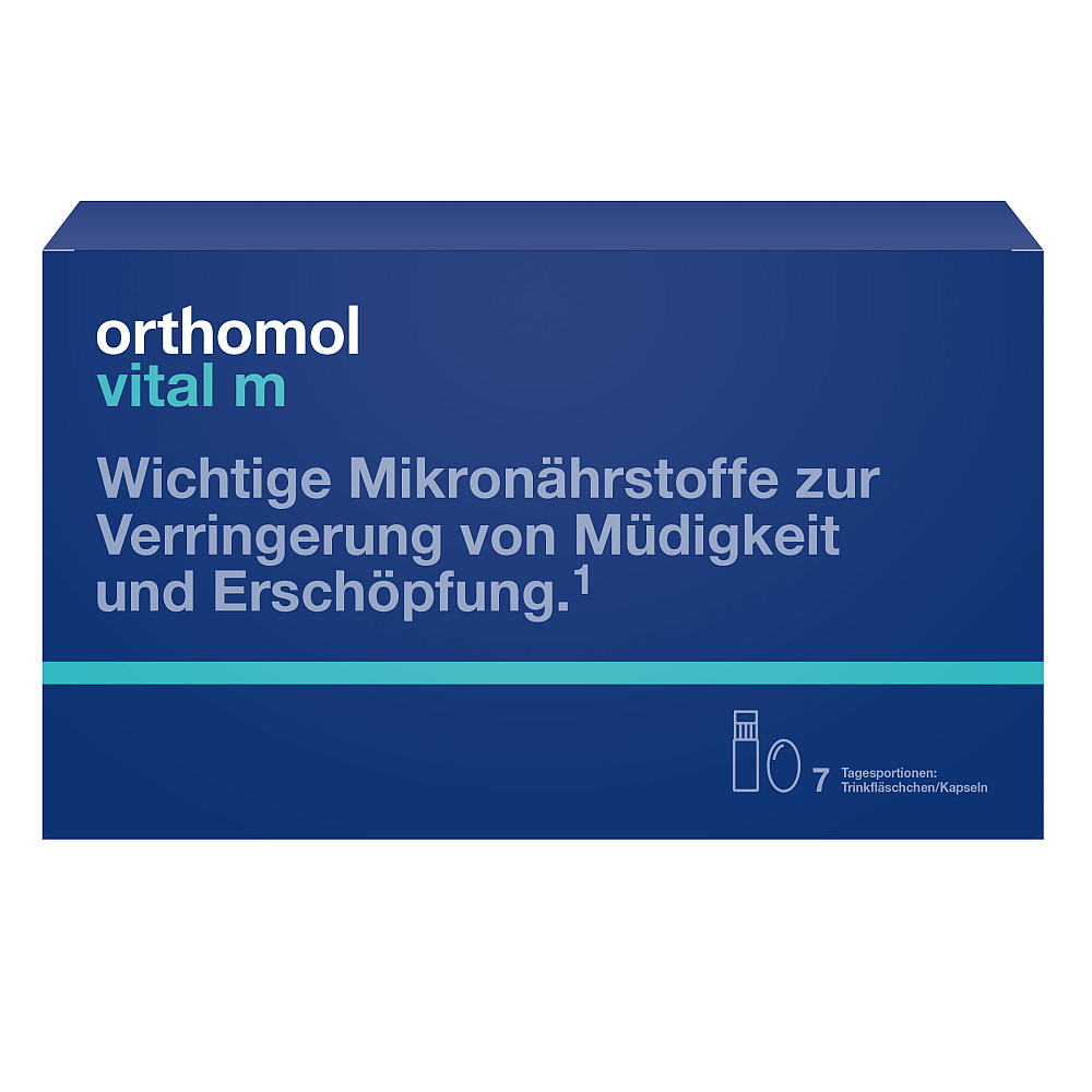 Orthomol Vital m Trinkfläschchen/Kapsel (7 Stk)