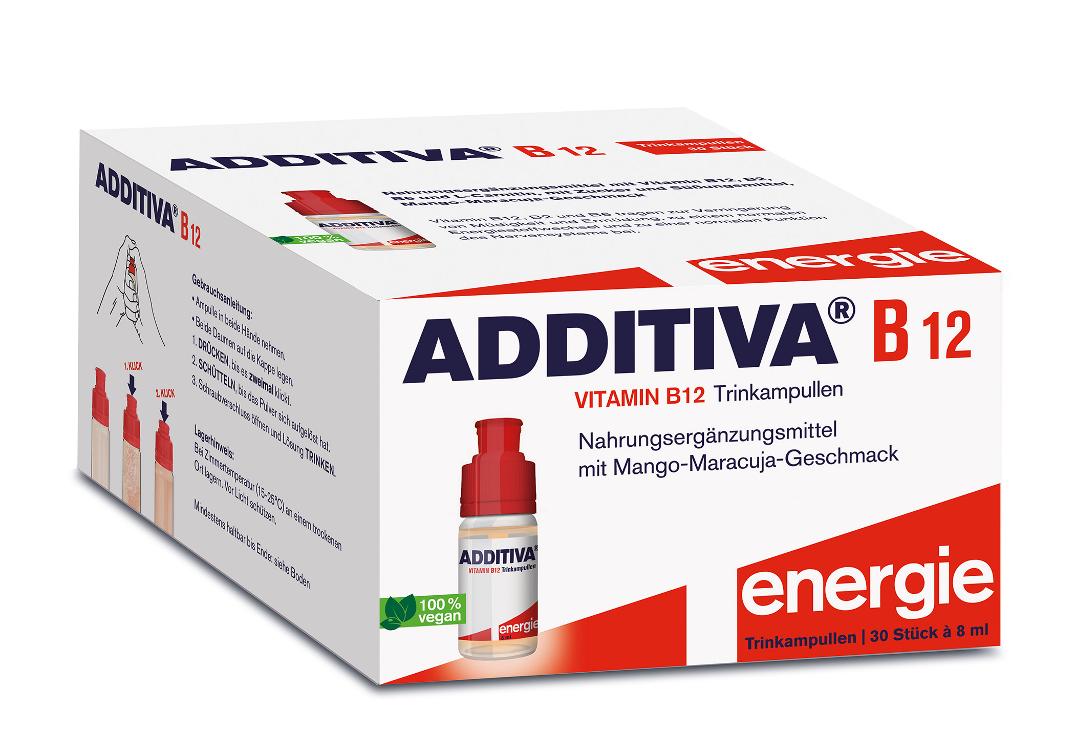 Additiva Vitamin B12 Trinkampullen (30x8 ml)