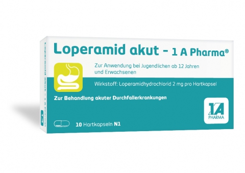 Loperamid akut-1A Pharma (10 stk)